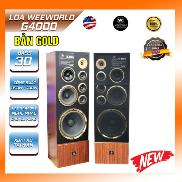 LOA-WEEWORLD-G4000 BẢN GOLD